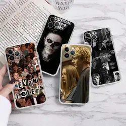 Evan Peters Phone Case For IPhone 15 14 13 12 Mini 11 Pro XS Max X XR SE 6 7 8 Plus Soft Silicone Cover