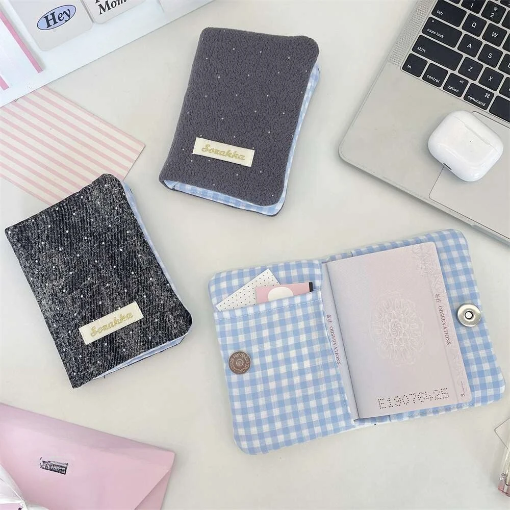 

Retro Dot Print Fashion Women Passport Cover Credit Card Holder Travel Ticket Documents Organizer Passport Holder Travel Wallet