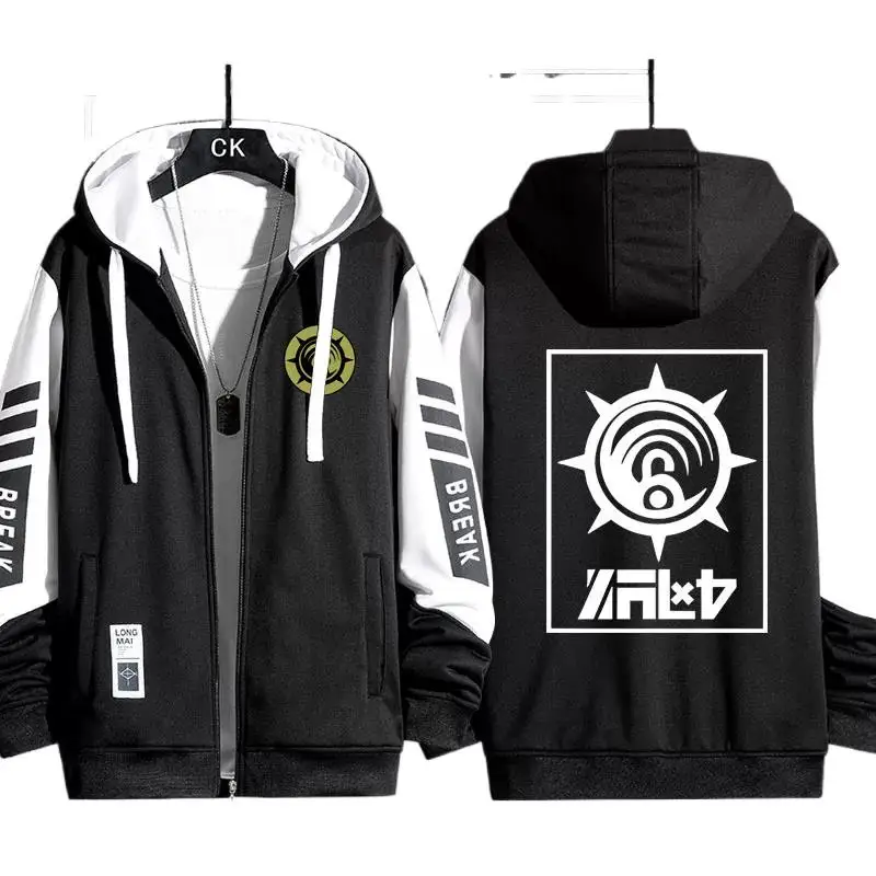 GACHIAKUTA Zip Up Hoodie Rude Riyo Costume Casual Harajuku Long Sleeves Men Women Zipper Hoodies Sweatshirt Outerwear Coat