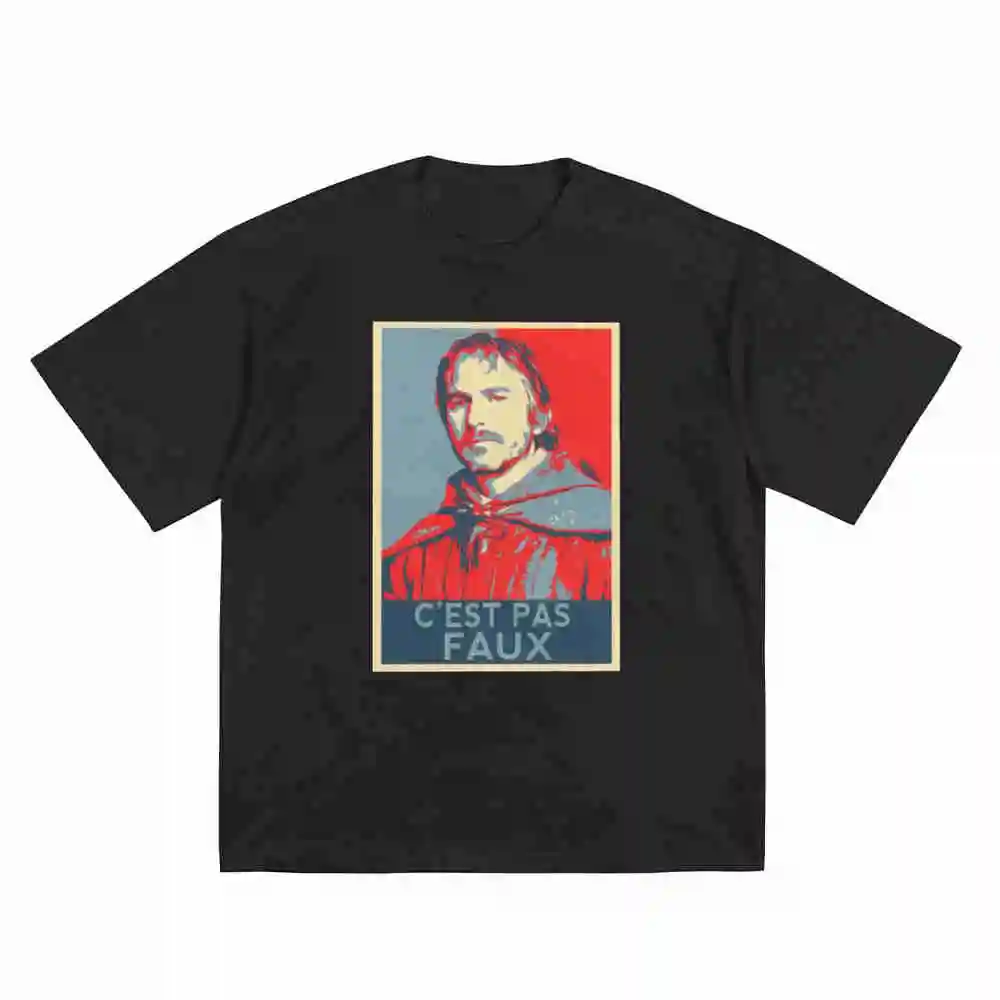 Kaamelott Perceval C'Est Pas Faux Short Sleeve Tee 100% Cotton T-Shirt