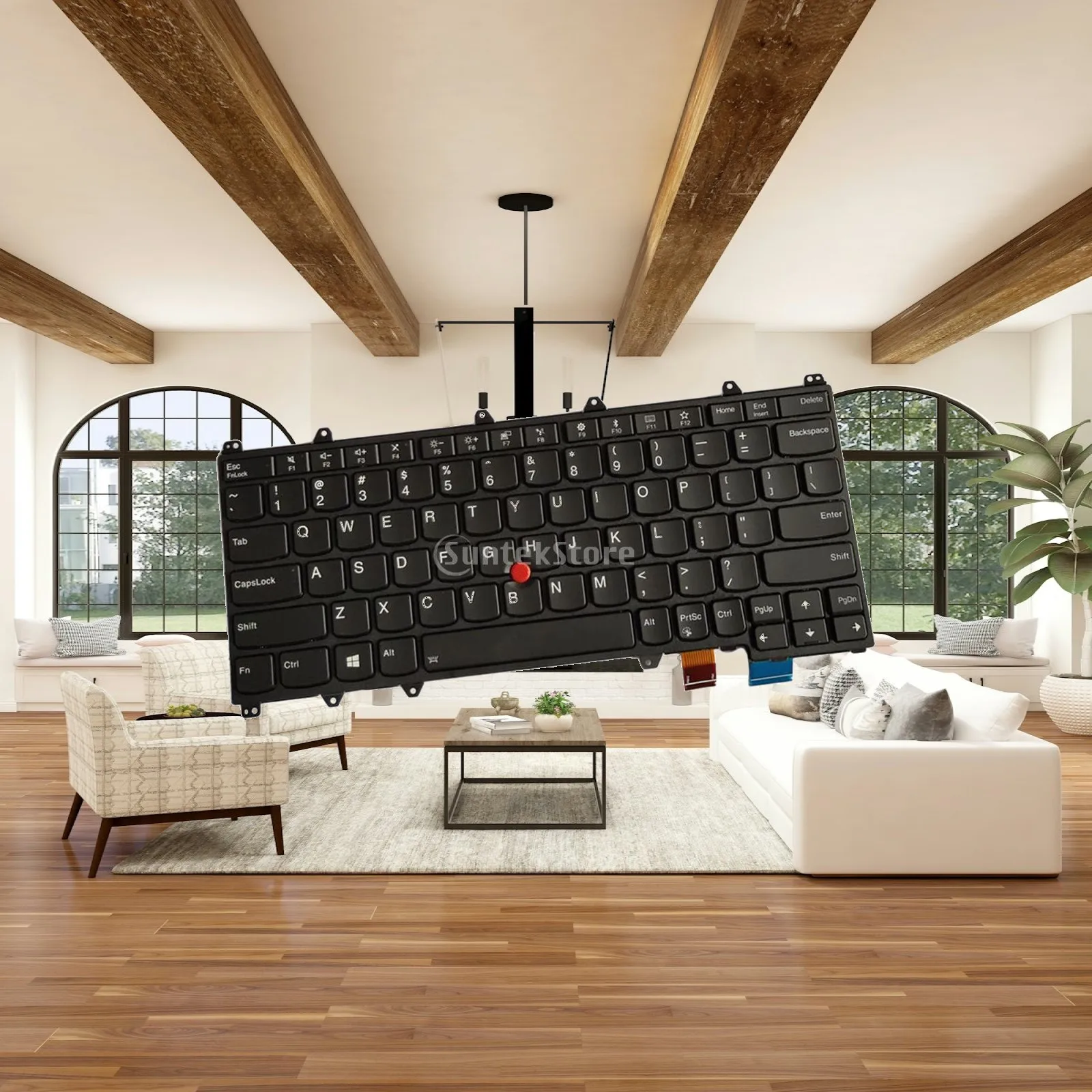 Replacement Laptop Keyboard Black ABS Plastic Backlit Key for Lenovo Thinkpad Yoga 370 260 X380 Quick Install