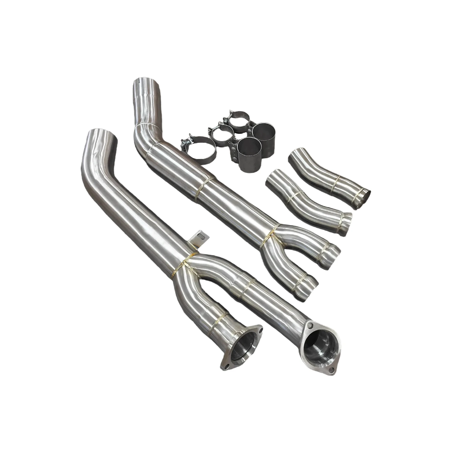 Exhaust Pipe For BMW G80 G82 M3 M4 S58 3.0T Midpipe With Resonator Exhaust Pipe