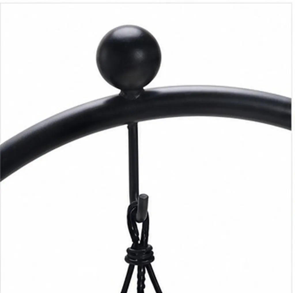Micro Landscape Eco Bottle Holder Flowerpot Stand Large Size Black Metal Iron Plant Pot Shelf for Home Office Balcony Decoration