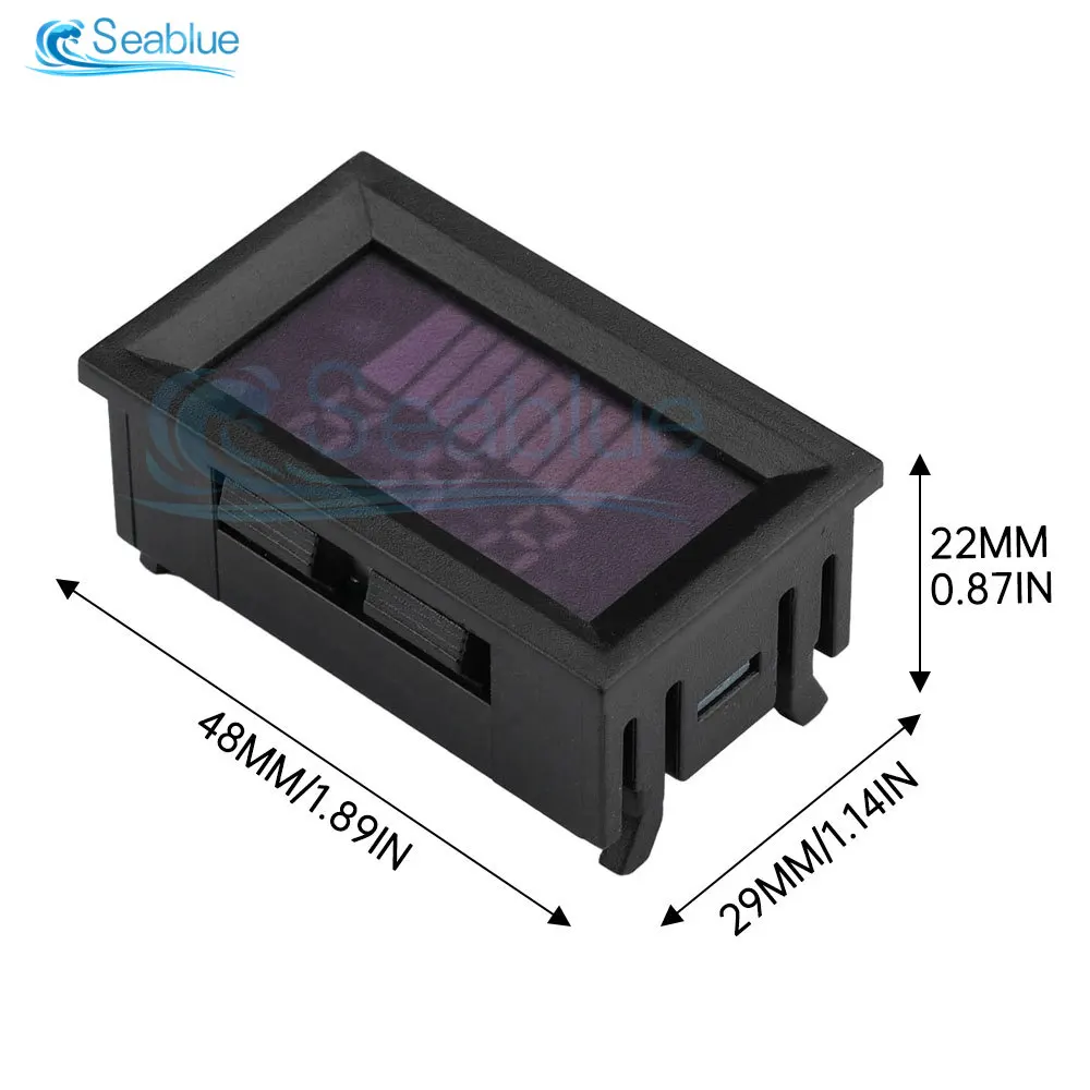 Car Battery Charge Level Indicator 6V 12V 24V 36V 48V 60V 72V Lithium Battery Capacity Meter Tester Display LED Tester