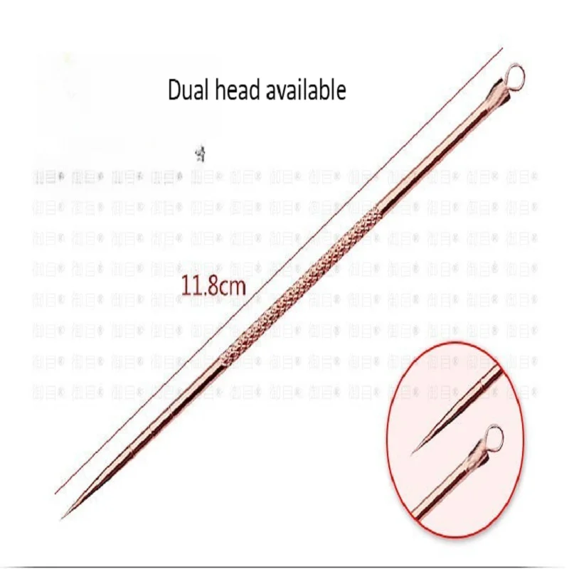 4個/袋 黒ずみ除去ツール ローズゴールド ブラックドットクリーナー ニキビ除去針セット 毛穴クリーナーツール