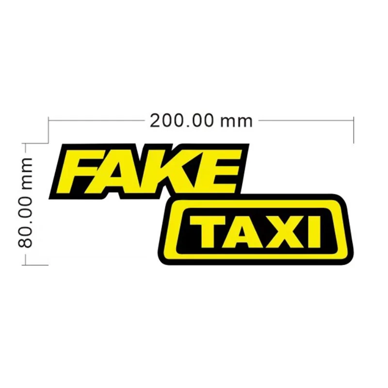 Funny Taxi Window Car Sticker Light Emitting Racing Car Glow Panel Windshield for Styling Decorative Glowing LED