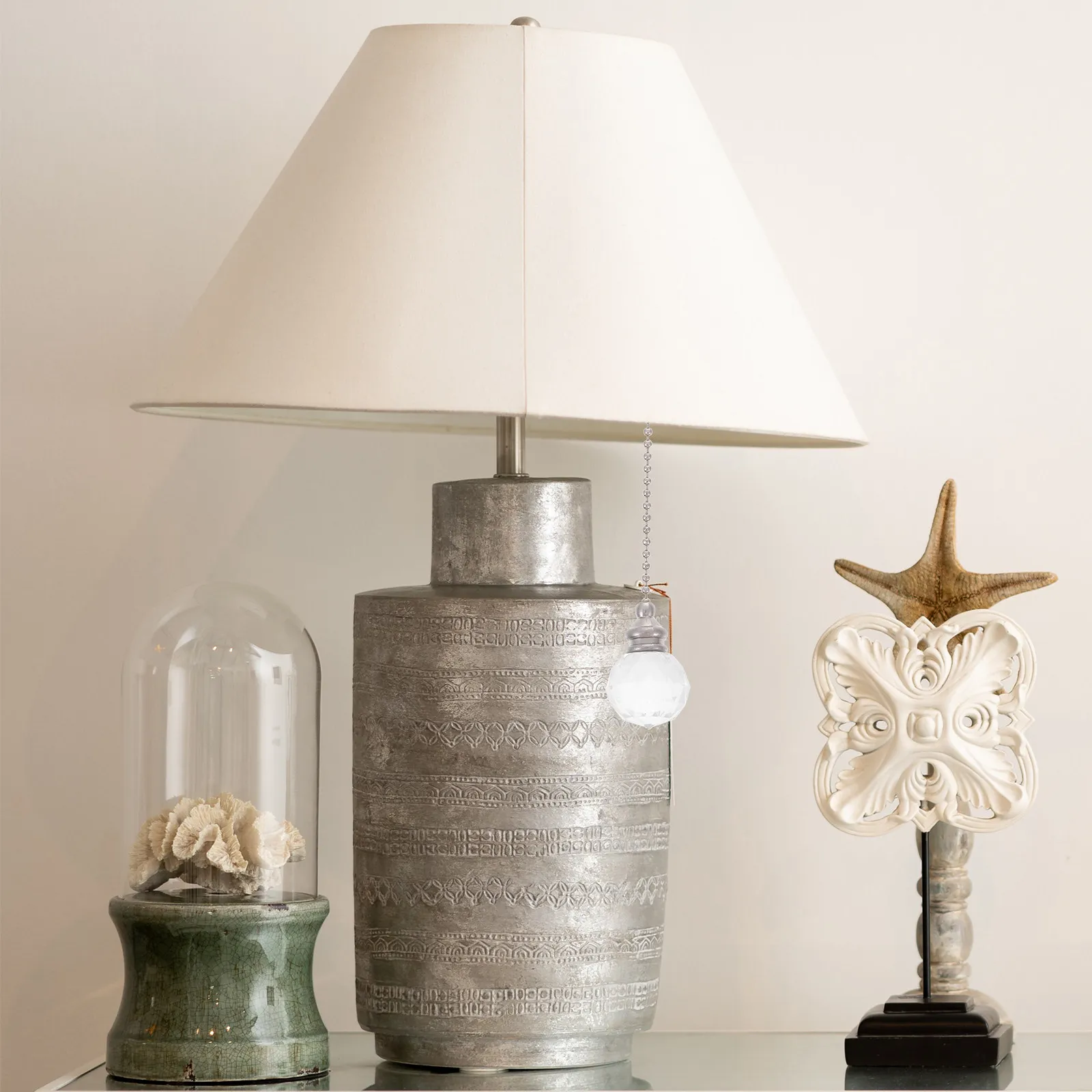 2pcs Modern Crystal Pendant Ceiling Light with Chain – Chandelier Hanging Lamp for Home Interior Decoration