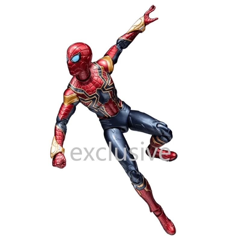 Modoking Spiderman Iron Spider Man Figures DC Peter The Avengers Assembly Model 1/12 Anime Action Figure Decoration Gifts Toys