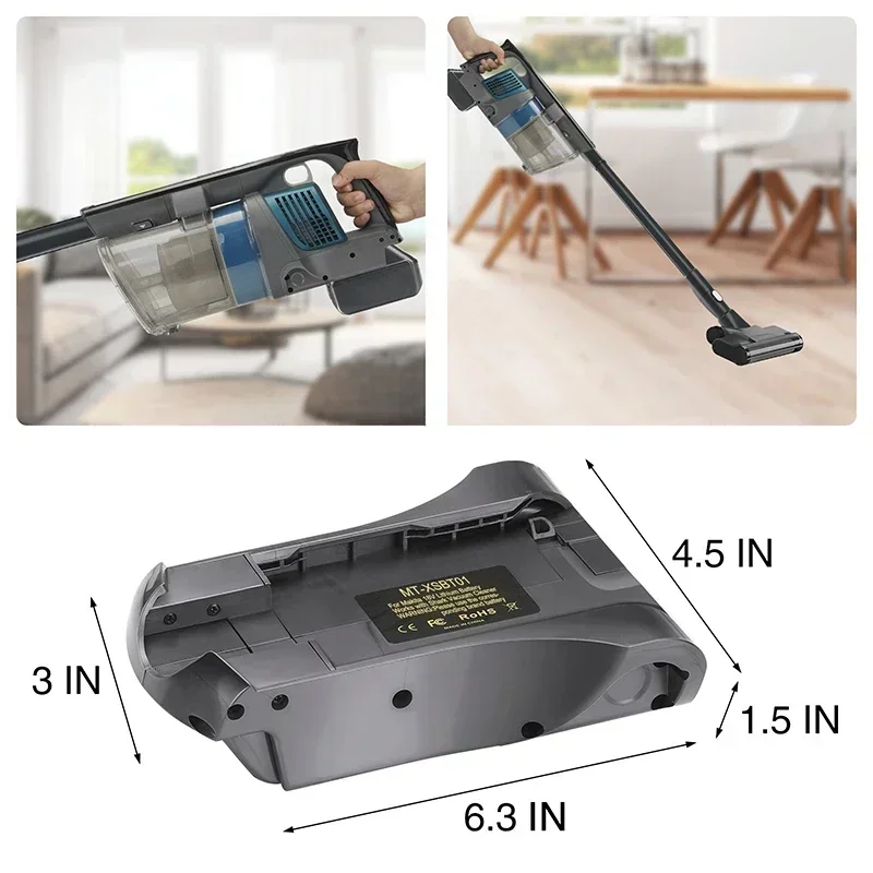 MT-XSBT01 DW-XSBT01 MIL-XSBT01 Adapter Converter For Makita For Dewalt For Milwaukee 18V Li-ion Battery For Shark Vacuum Cleaner