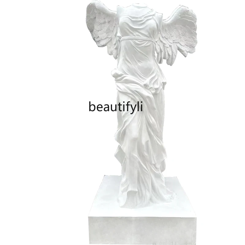 

2M Goddess of Victory Plaster Statue Full Body Sketch Still Life Art Teaching Aids Large Studio European Decoration Sculpture