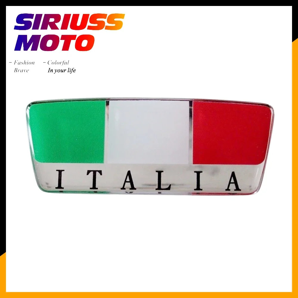 

3D Italy Sticker Motorcycle Tank Decals windshield Italia Stickers Case for Aprilia Ducati Vespa GTS GTV for AGV Helmet