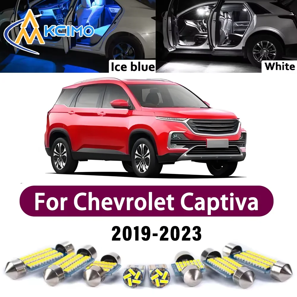 KCIMO New Canbus Number Plate Bulb For Chevrolet Captiva 2019-2023 Premium Easy Install Bright Interior Mirror Reading Lights
