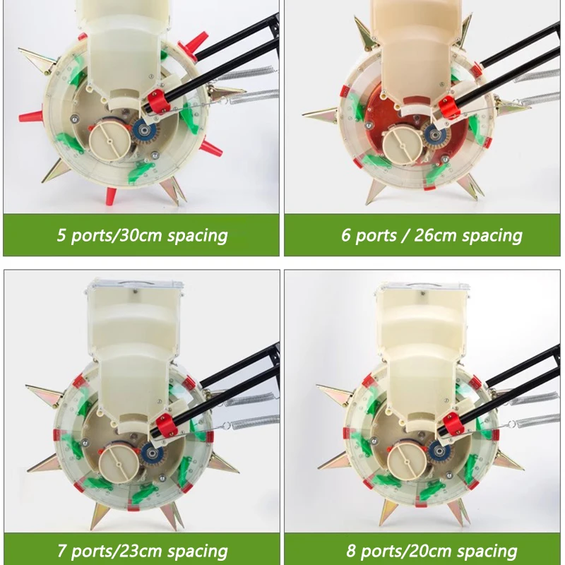 Home Gardening Seeder Hand Push Shaking Type Seeding Tool