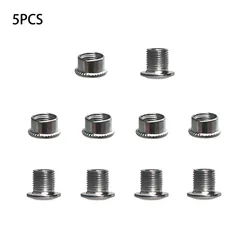 5pieces Stainless Steel MTB Bicycle Chainring Screws Single/Double/Triple Bolts Plate Crank Parts Cycling Crankset Accessories