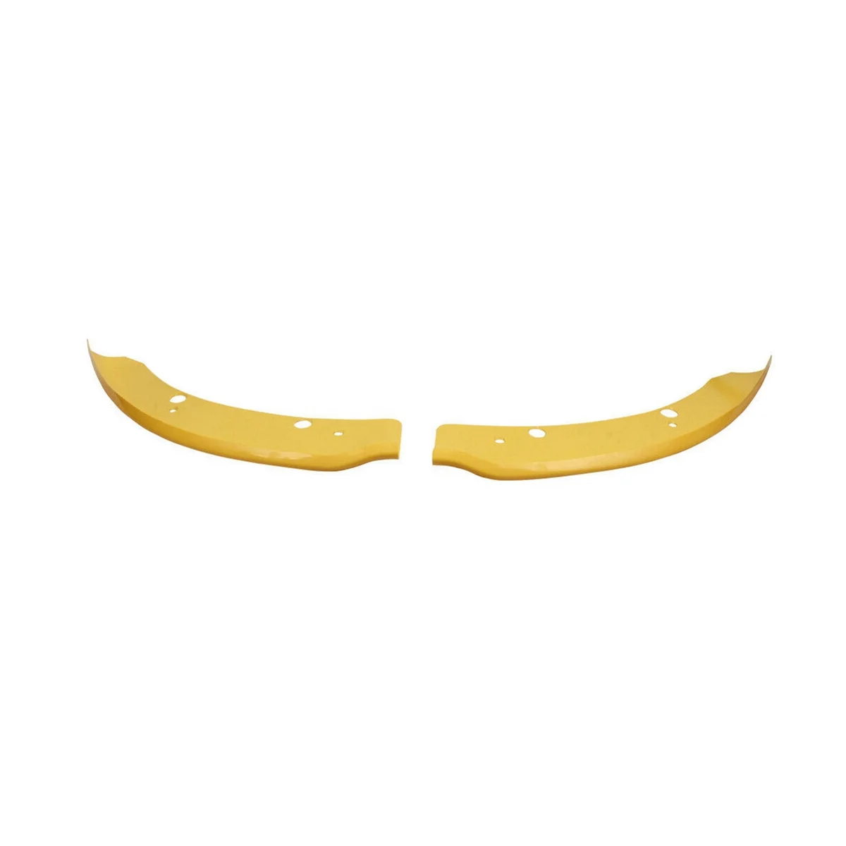 1 Pair Front Bumper Lip Splitter Spoiler Protector Yellow for Dodge Charger SRT Scat 68327084AA