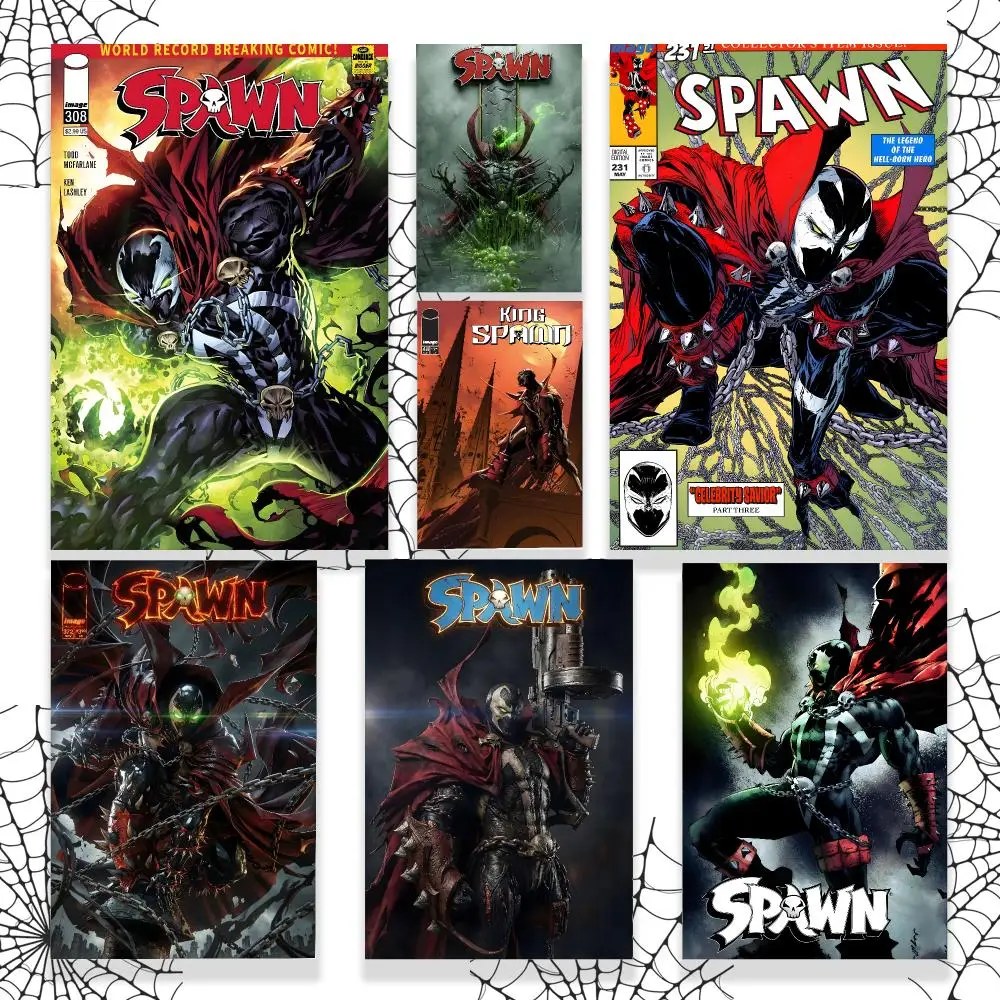 Comic Spawn Poster Graphic Wall Art Poster HD Waterproof PP Paper Print for Bedroom Living Room Office Decor Gift