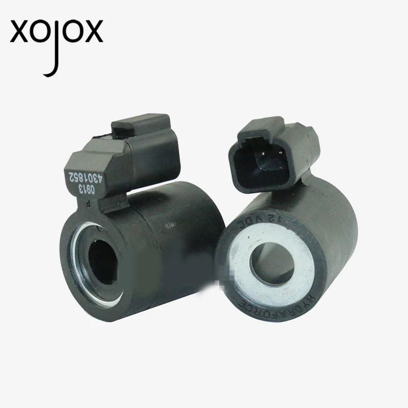 

XOJOX For XGMA 806/808 excavator first conductive solenoid valve coil 4301852 77A0076 high quality excavator accessories