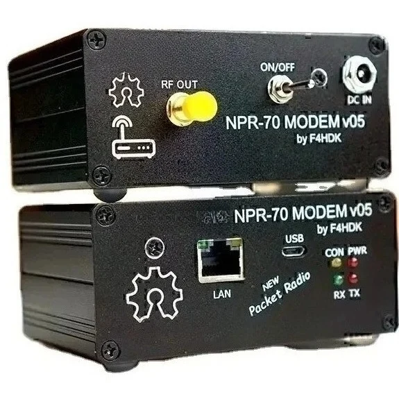 NPR-70 v05 Modem by F4HDK | New Packet Radio over 70cm Band | Amateur Radio Packet Radio | Factory-Assembled