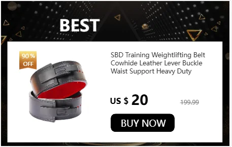 Cowhide SBD Weightlifting Belt Leather Waist Support Lever Buckle Powerlifting Strong Pull Squat Deadlift Gym Training Fitness