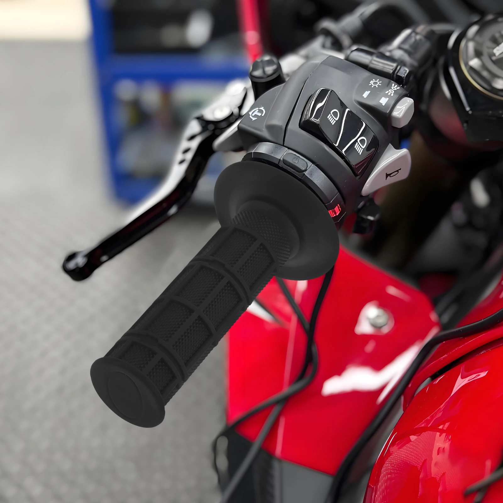 

Motorcycle Grips Bike Handlebar Sleeve Cover Replacement Tpe Covers for Accessories