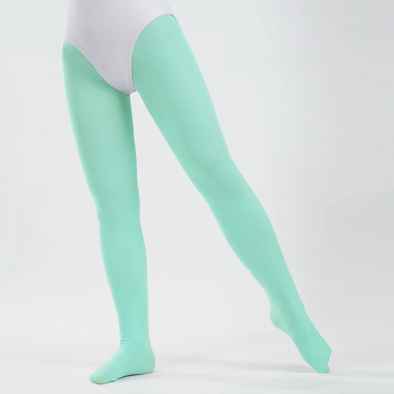 الفتيات عالية الخصر 90D لينة الباليه طماق الكبار بلون جوارب 10 ألوان طفل أطفال الرقص الطلاب مدرسة القدمين الجوارب