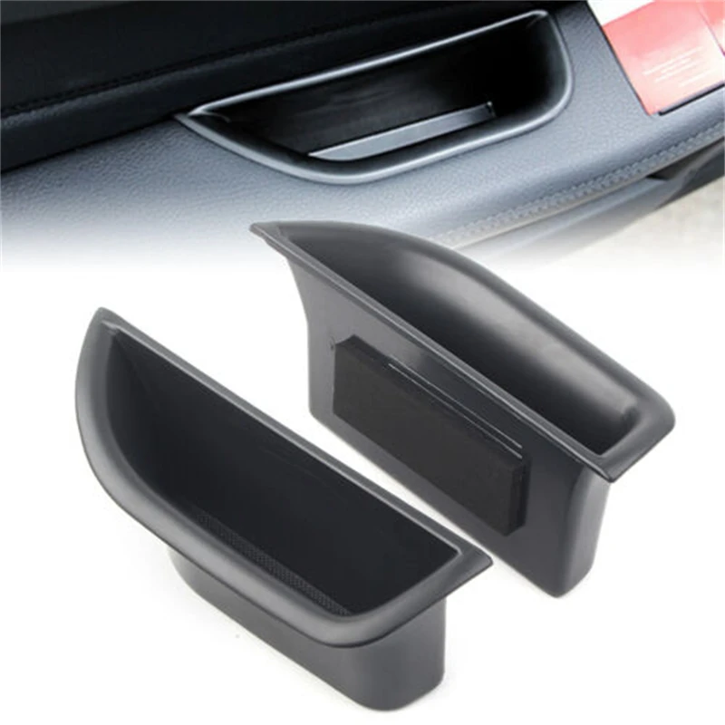 2 Stuks Auto Voor/Achter Deur Opbergdoos Organizer Container Houder Voor Benz E-Klasse W212 Sedan E200 e300 E350 E400 2010-2016 Lhd