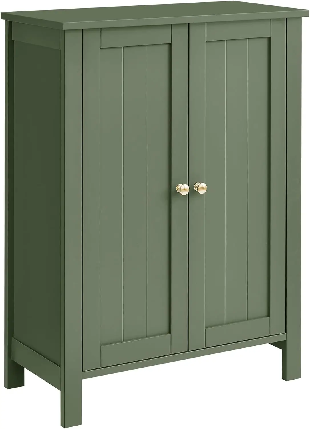 

Floor Storage Cabinet Freestanding with 2 Adjustable Shelves for Bathroom Living Room Dining Kitchen 11.8 x 23.6 x 31.5 Inches