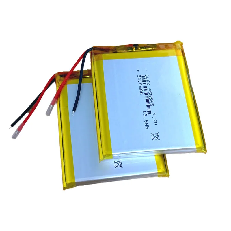 New  3.7V 5000mAh 955565 Lithium Polymer Battery Rechargeable lipo Batteries for Mobile Power GPS Locator Camera Tablet PC DVD