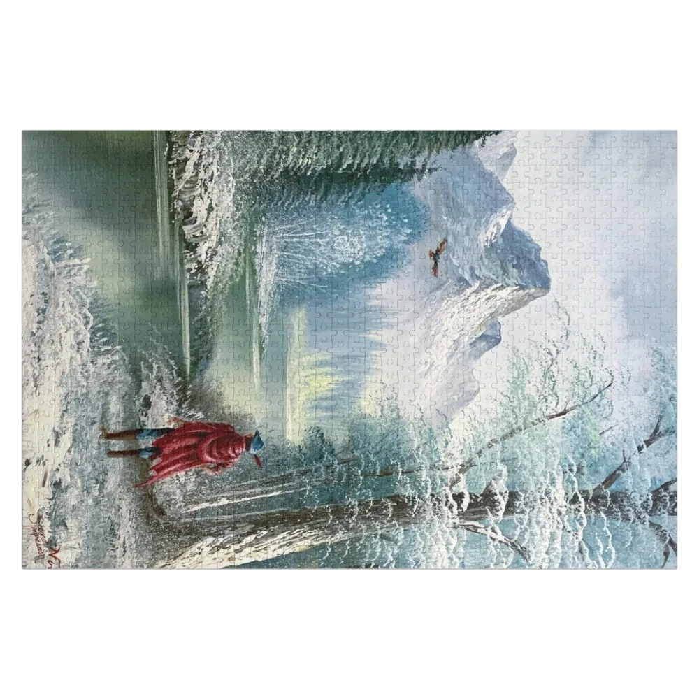 King Graham and Cedric on a Journey Jigsaw Puzzle Personalized Baby Toy Picture Custom Wooden Gift Toddler Toys Puzzle