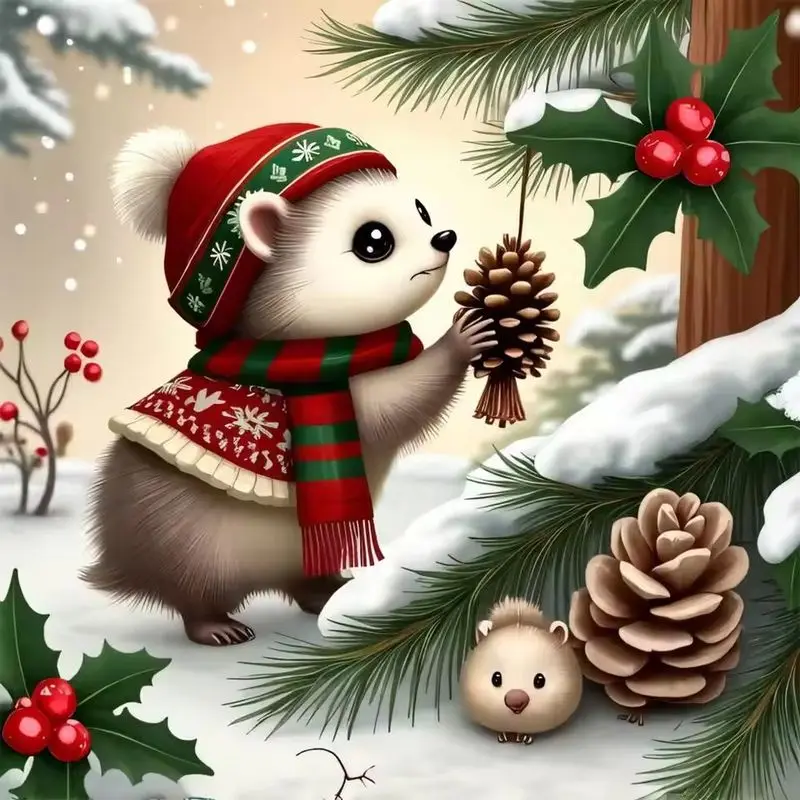 

GATYZTORY 5D Diamond Painting Mouse animals Full Square Mosaic Diamond Embroidery Sale Picture Of Rhinestones Needlework Crafts
