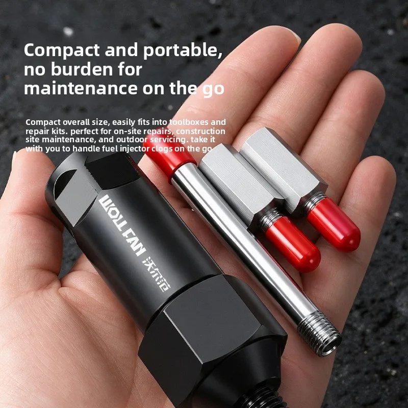 Powerful Grease Fitting Unblocker with High-Hardness Crack-Resistant Alloy Rod - Non-Dismantling Tool for Clearing Clogged