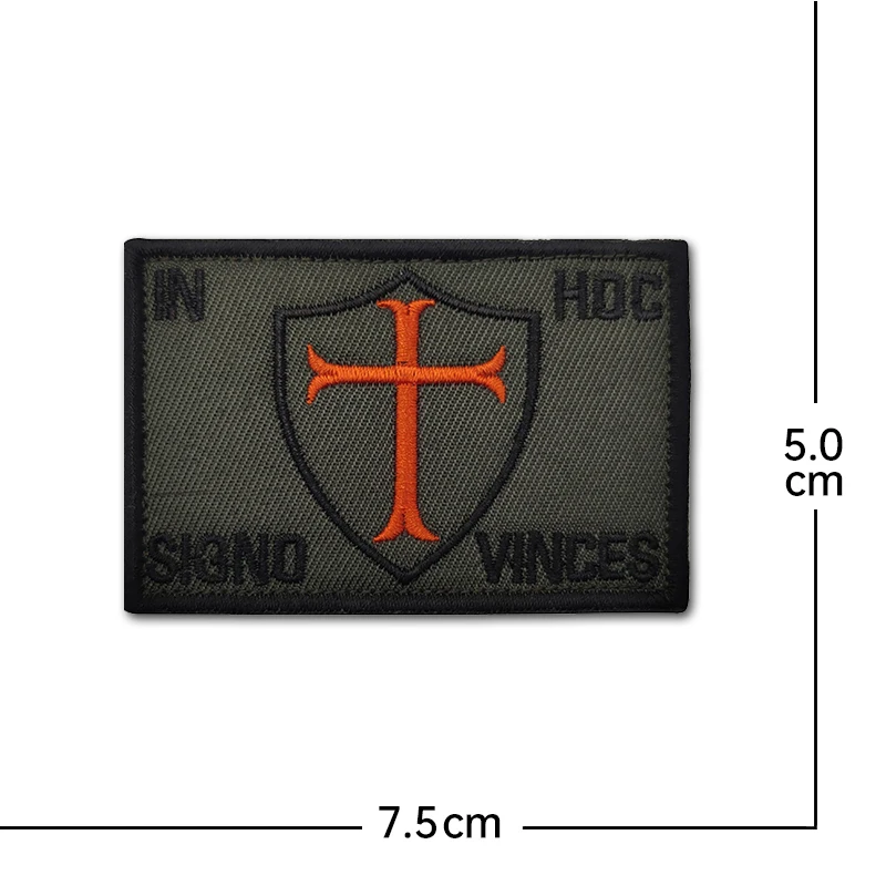 Knight Shield Crusader Parche reflectante táctico adhesivo