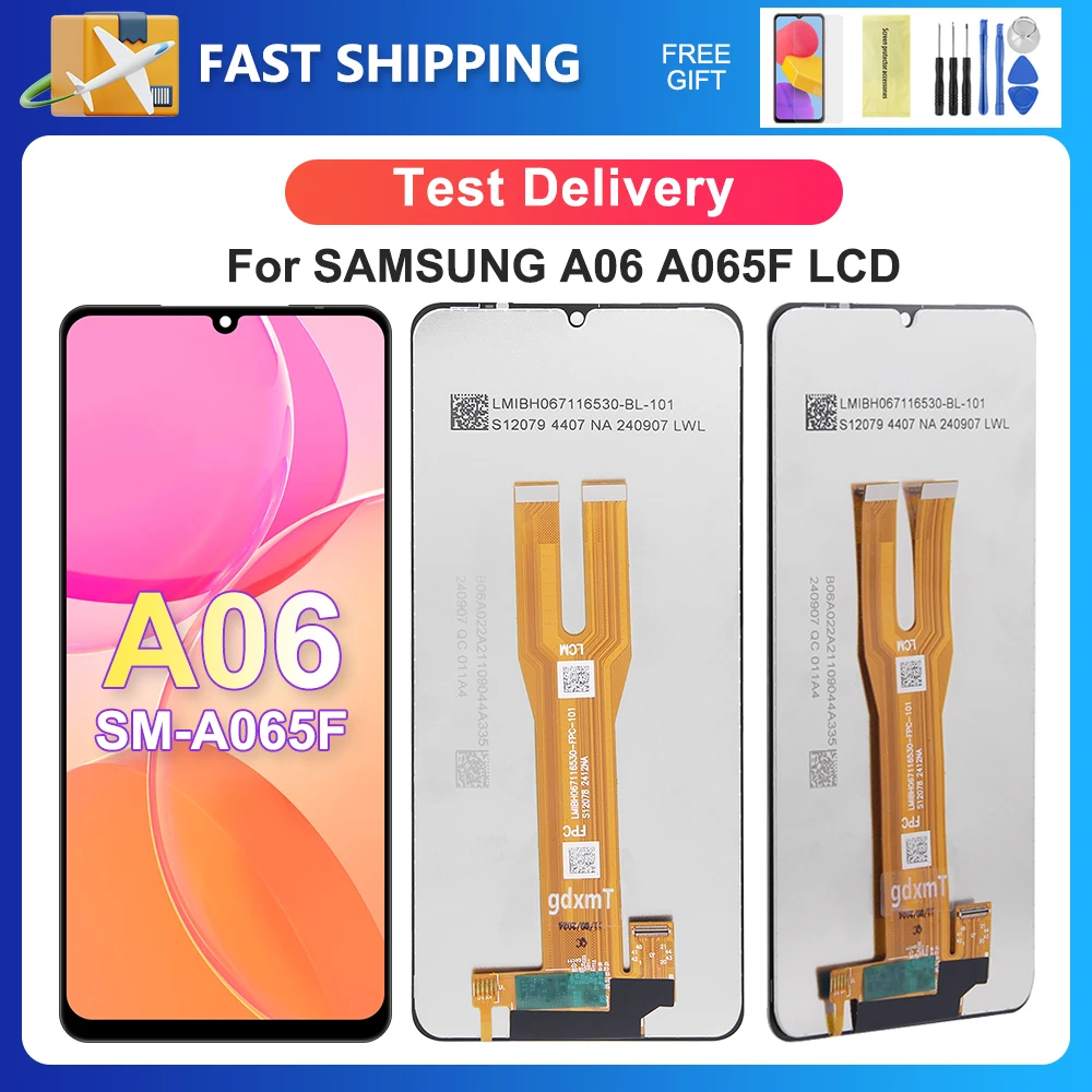 A06 For Samsung 6.7\'\'For A065 A065F A065F/DS A065M A065M/DS LCD Display Touch Screen Digitizer Assembly Replacement