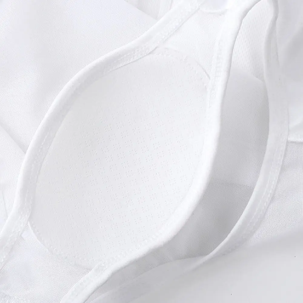 메쉬 플랫 브레스트 바인더 뷔스티에 쉐이프웨어 슬림핏 어깨 패드 가슴 바인딩 속옷 이너웨어 슬리브리스 크롭탑 코스프레