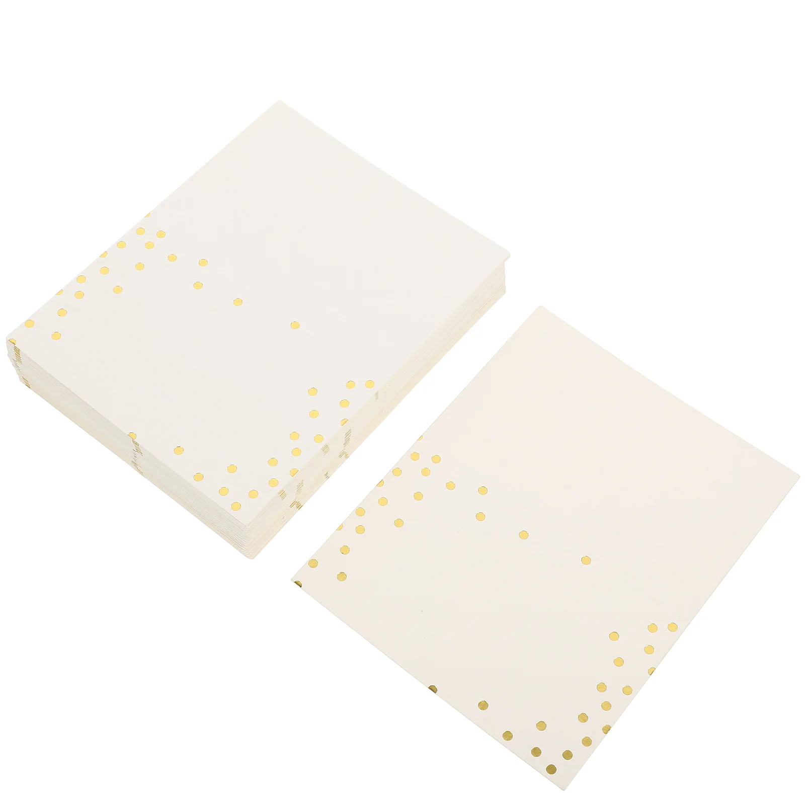 

50 Pcs Seat Card Seating Cards Banquet Place Dot Paper Printable Name Tents Blank Sika