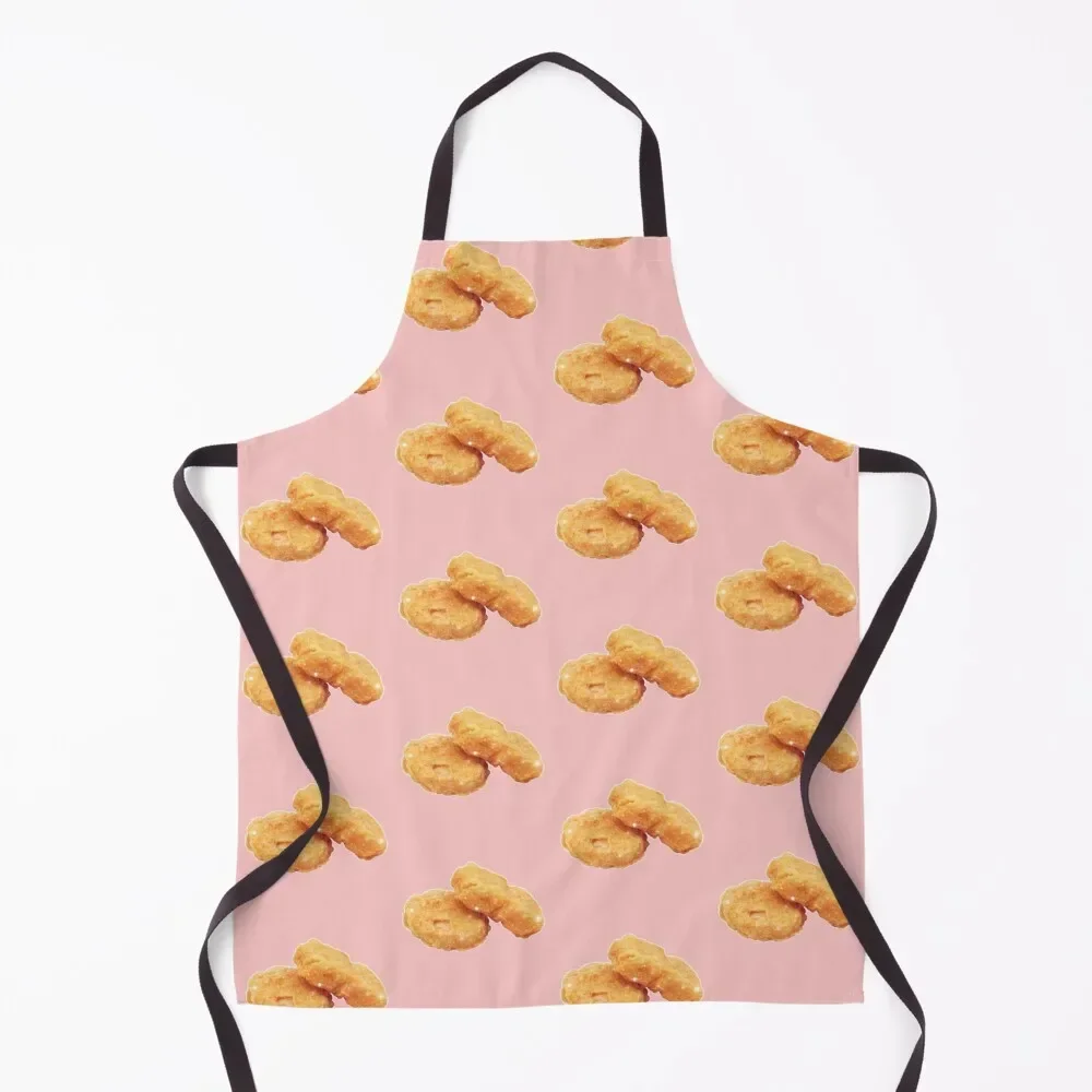 

Sparkly Crispy Deep Fried Chicken Nuggets Funny Girly Gift Apron professional hairdresser For Cooking Apron