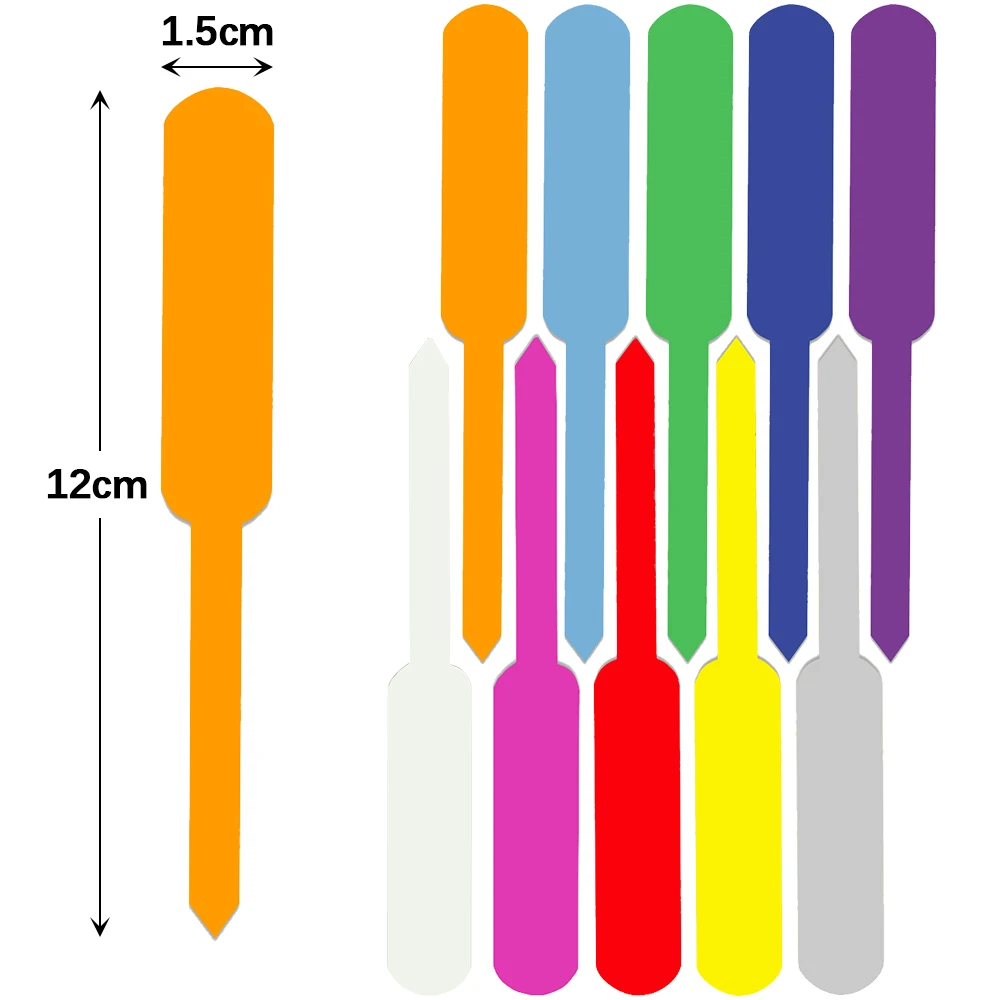 Diy ogród dekorowanie narzędzia etykiety roślin tagi plastikowy kwiat warzywa doniczkowe wodoodporne anty-uv doniczki lądowania tagi ponowne