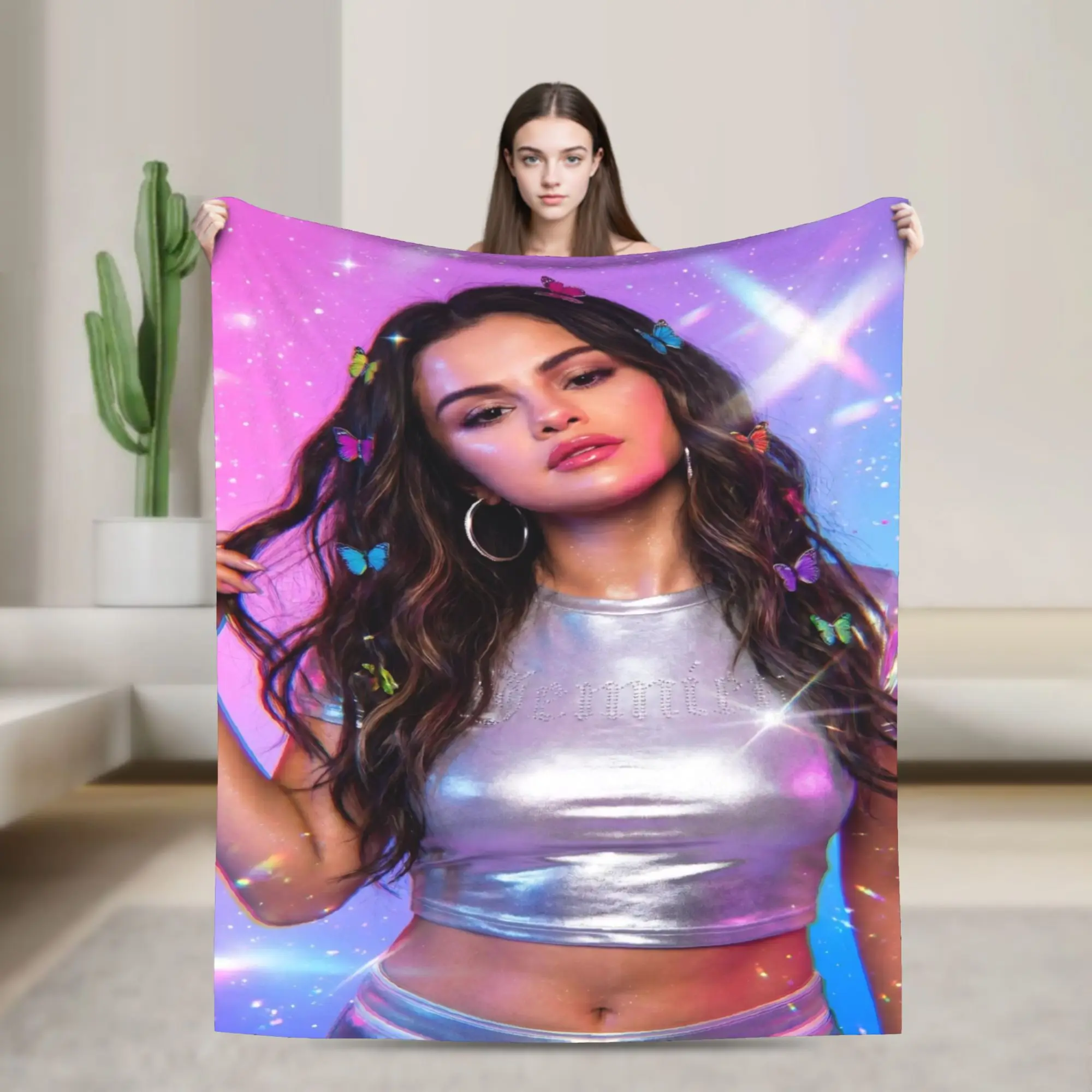 Selenas Gomezs I Said I Love You First Blankets Ultra-Soft Fleece Healing Gift  Throw Blanket Bedspread
