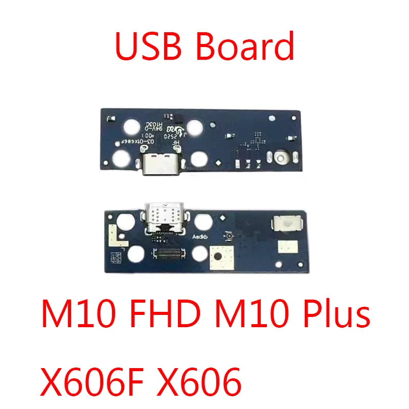 USB Charger Charging Port Dock Board Mic For Lenovo M10 HD 2nd TB-X306X X303F X606F X606 M10 Plus LCD Flex Main Board Connector