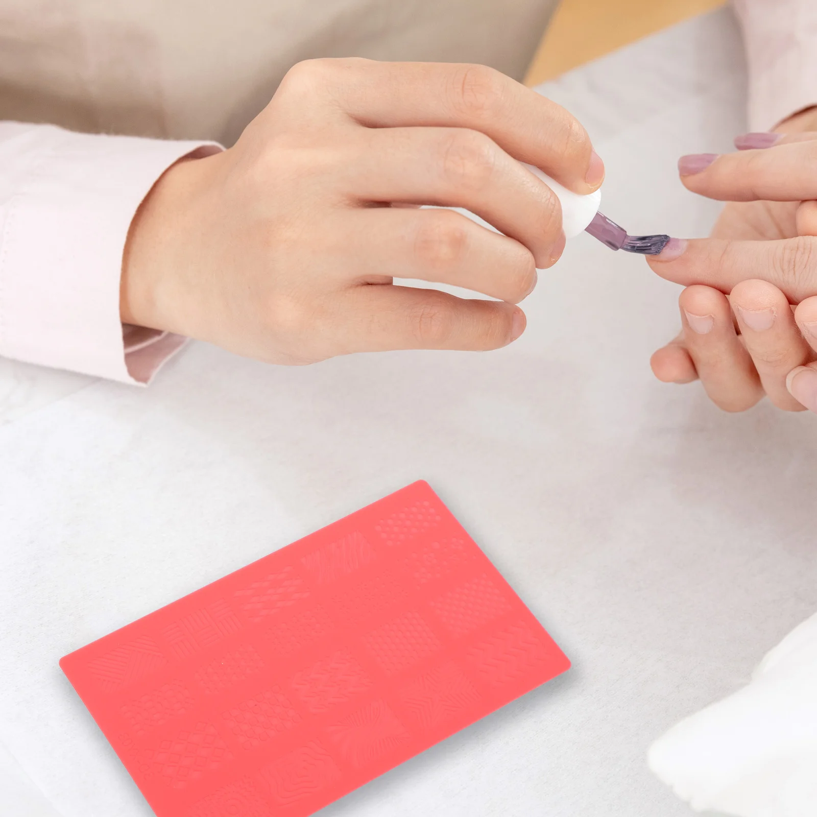 Nagelformen Werkzeug Relief Vorlage Nägel DIY Maniküre Dreidimensionale Para Red Silica Gel Stempelplatten