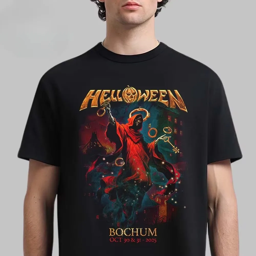 Giants & Monsters Tour Bochum Exclusive Helloween Power Metal Band Graphic T-Shirt Cotton Men Women Streetwear Tee