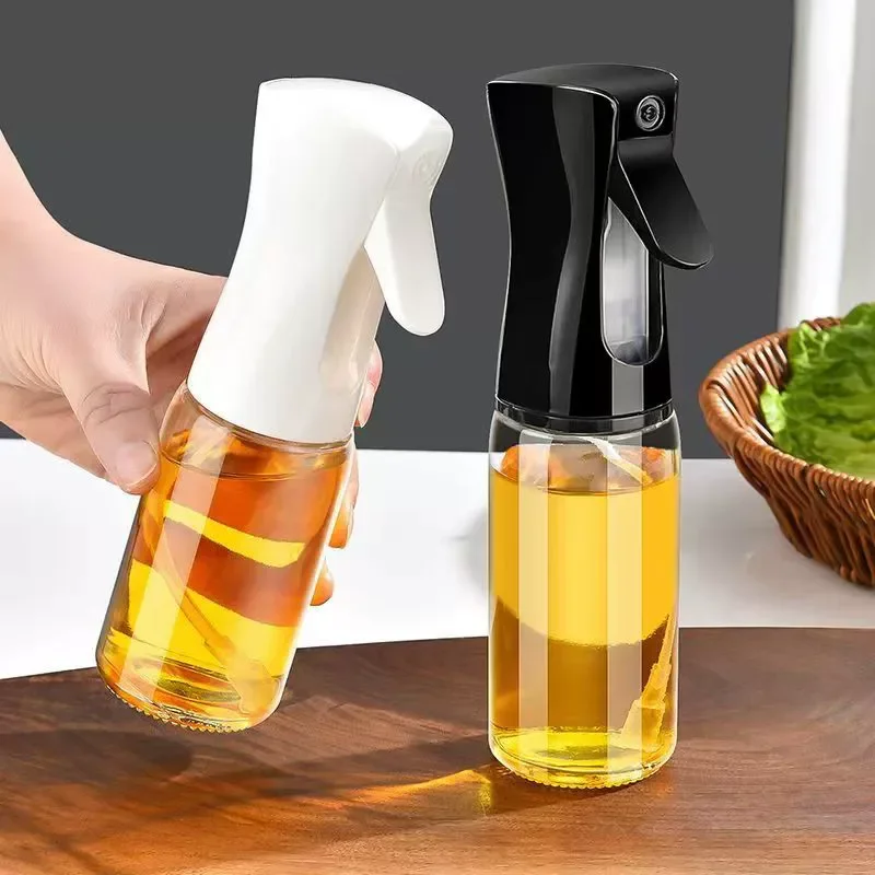Sprühflasche für Öl 200ml/300ml Küchen-Ölspender für Olivenöl Camping BBQ Backen Essig Sojasoße Sprühbehälter