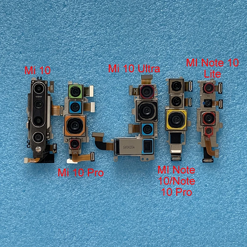 Original For Xiaomi Mi Note 10 Note 10 Lite Note 10 Pro Rear Big Camera+Wide Angle+Macro+Depth filed For Mi 10 Mi 10Pro 10 Ultra