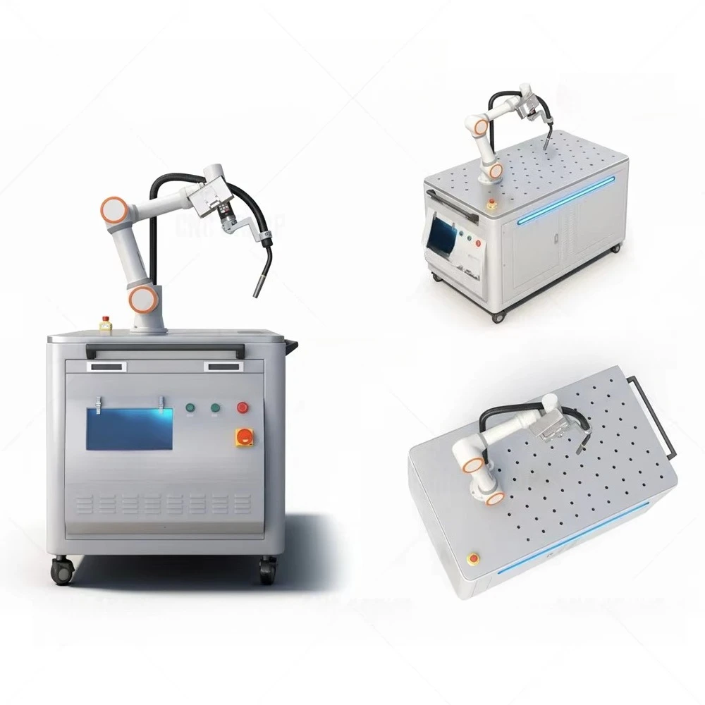 6-Axis Collaborative Robot Industrial Robotic Arm Portable Mobile Welding Trolley