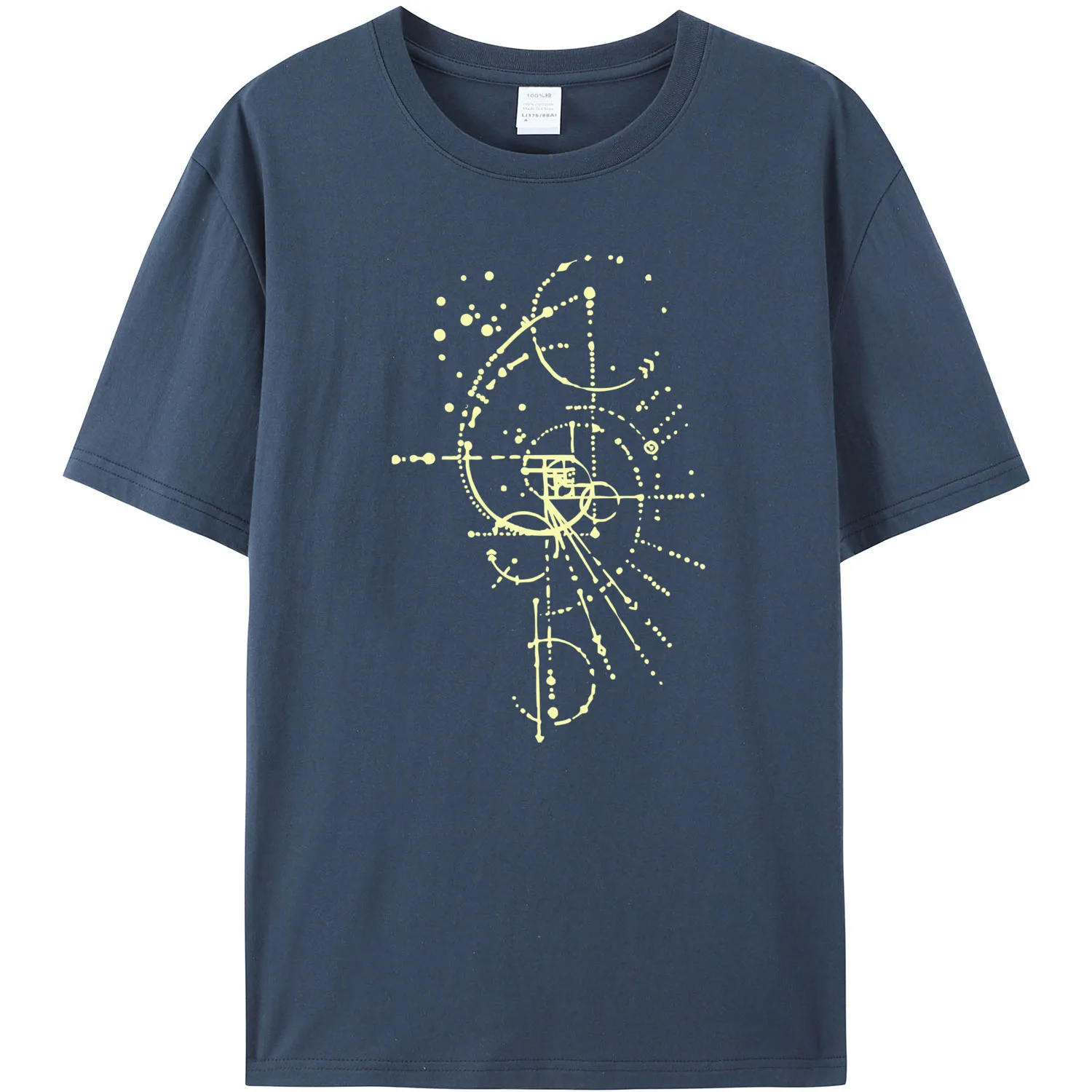 Best Selling Fashion Men's Gold Edition Fibonacci Rectangle Short-Sleeved Printed Casual T-Shirt Graphic Outdoor Nature T Shirts
