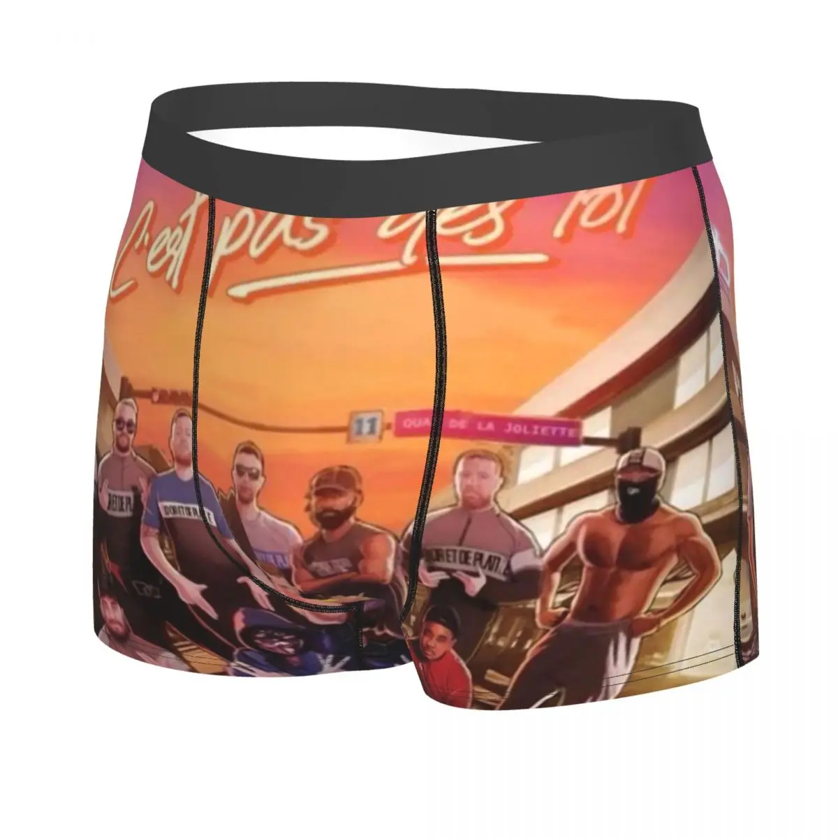 JUL Rapper Heart Design Man\'s Boxer Briefs Underwear Highly Breathable Top Quality Gift Idea