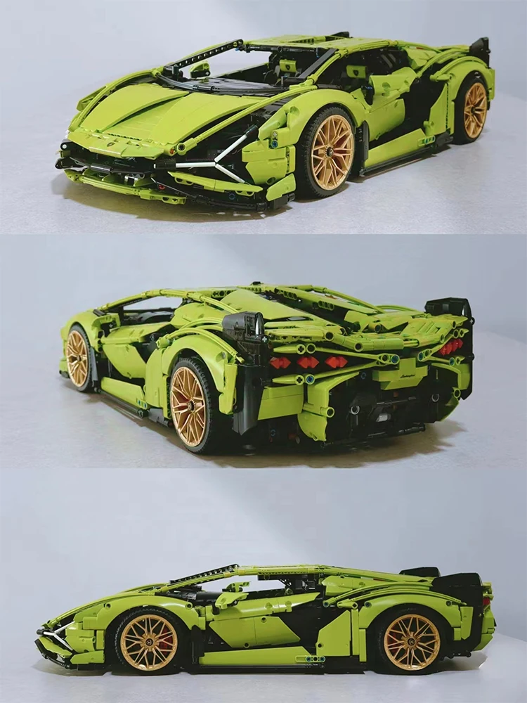 

Chinese building blocks 3700PCS Lamborghini building blocks sports car toy racing car sku6891 assembly model adult high difficul