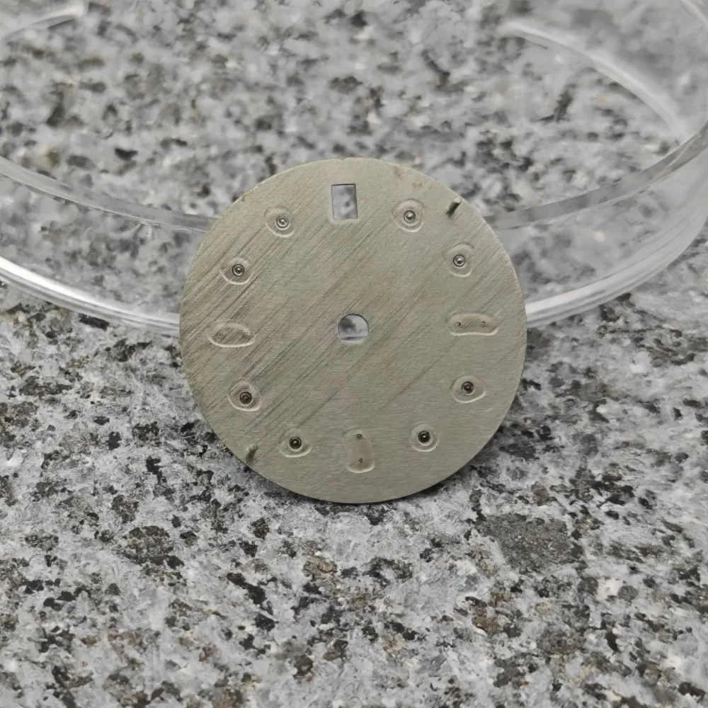 Tarcza GMT 28,5 mm NH34 z teksturą kory, tarcza R z niebiesko-zielonymi luminescencyjnymi indeksami BGW9, akcesoria do zegarków nurkowych z mechanizmem NH34