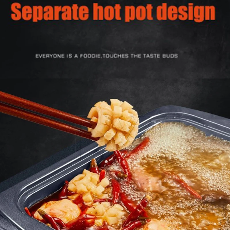 220V 1800W Bbq Gril…