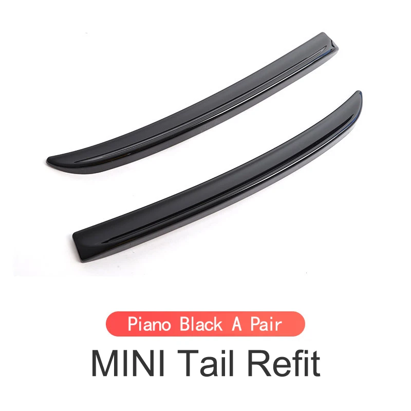 Spoiler Red Carbon Fiber Black Color Rear Spoiler Extension Lip Fins For Mini Cooper F56 F55 2014+ S /JCW Auto Part Styling